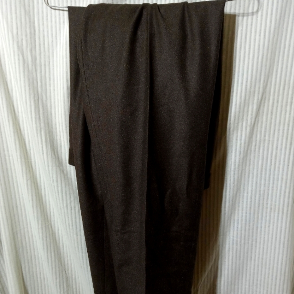 PUAL STUART CASHMERE WOOL PANTS SZ 44 X 30 BROWN VERY NICE